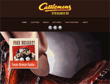 Tablet Screenshot of cattlemens.com